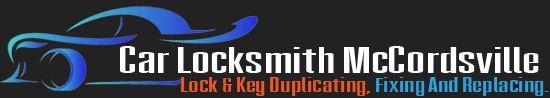 Car locksmith mccordsville logo
